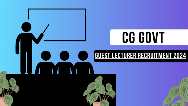 Guest Lecturer Recruitment 2024